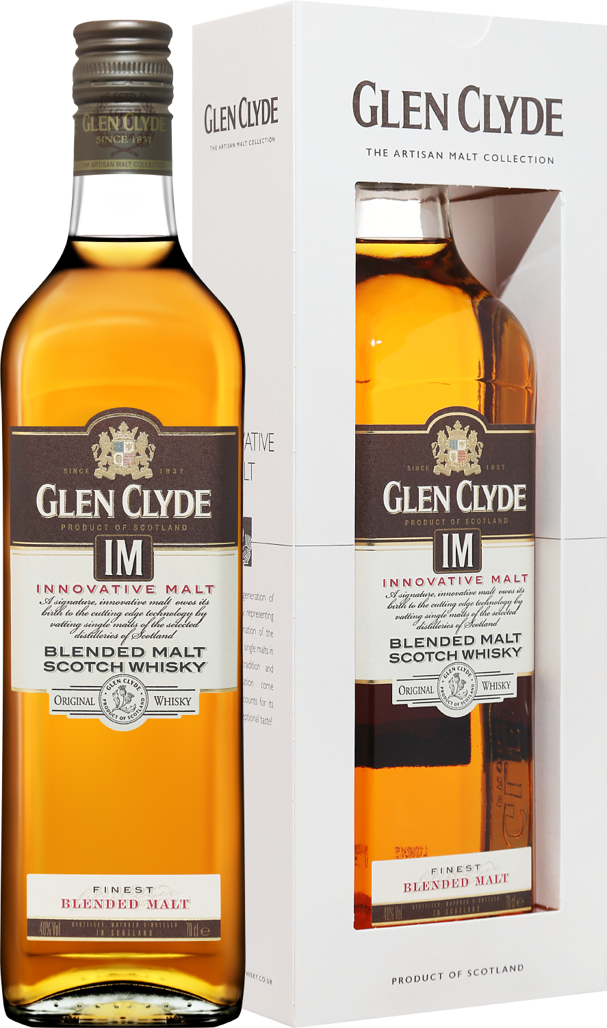Глен Клайд Ай Эм Блендед Молт солодовый виски в подарочной упаковке 0.7 л