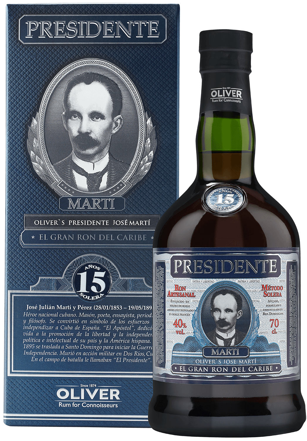 Пресиденте 15 лет в подарочной упаковке 0.7 л