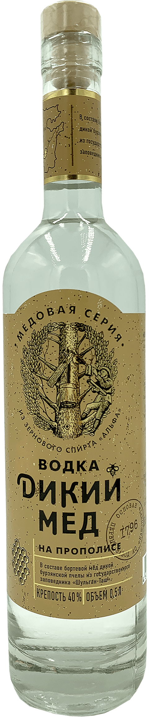 Дикий мёд на прополисе 0.5&nbsp;л