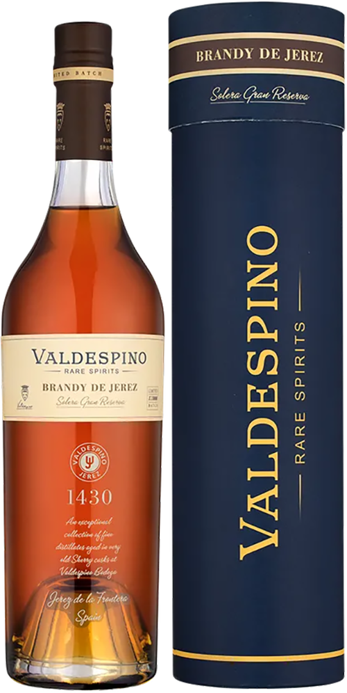 Вальдеспино Бренди де Херес Солера Гран Ресерва в подарочной упаковке 0.7 л