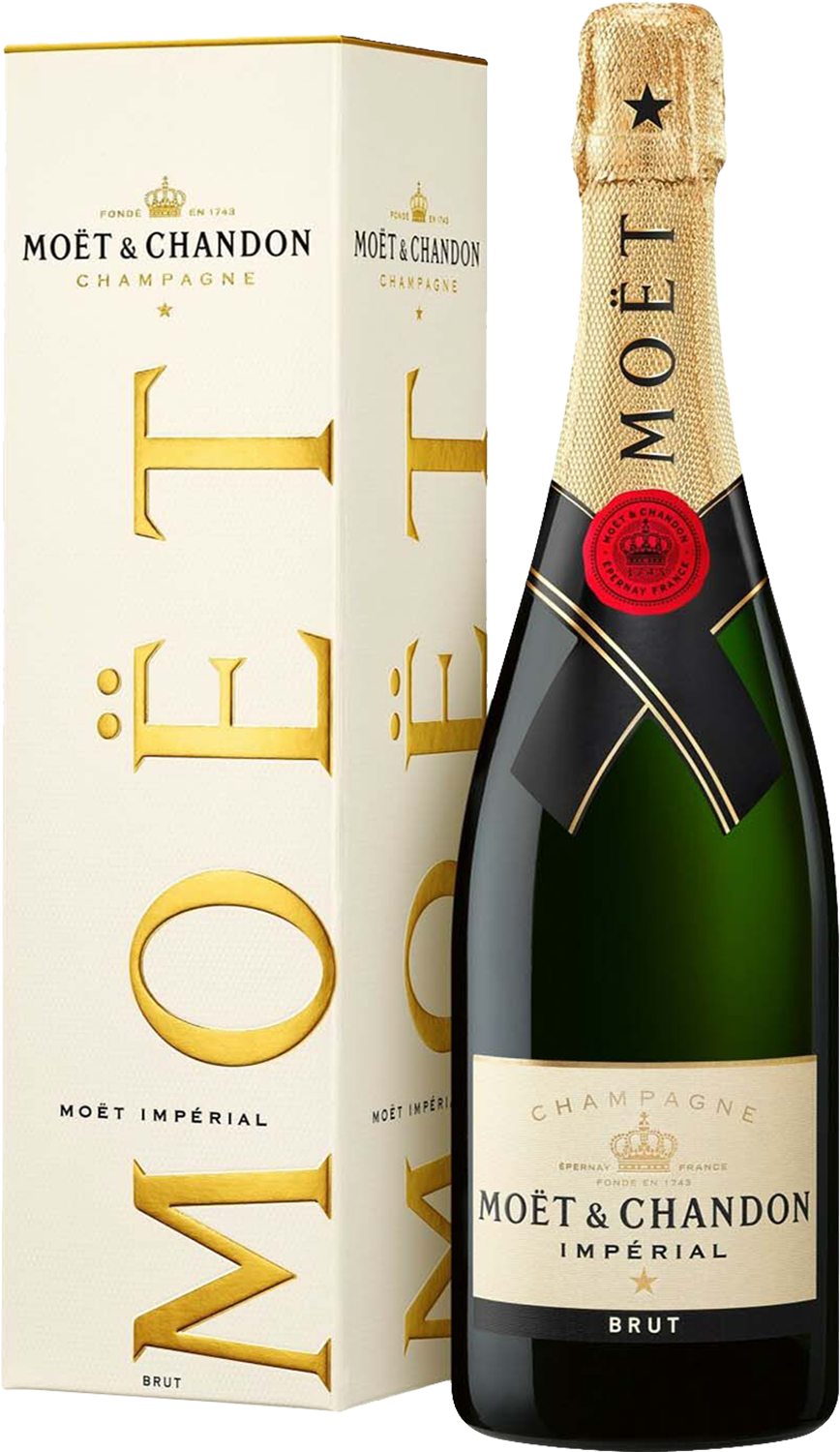 Моет э Шандон Империал Брют Шампань AOC в подарочной упаковке 0.75 л