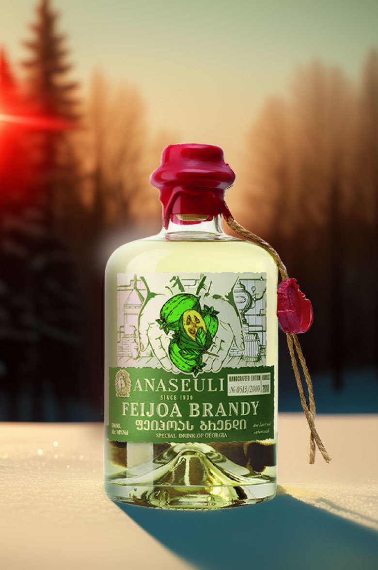 Дистиллят Anaseuli Feijoa 0.5 л (Анасеули Фейхоа), купить в магазине в  Тюмени - цена, отзывы