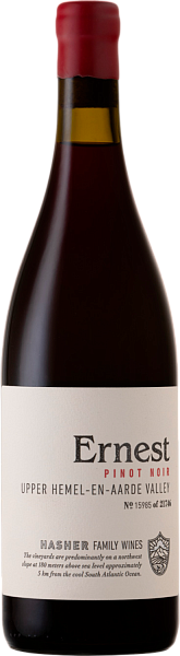 Ernest Pinot Noir Hemel-en-Aarde WO Hasher Family Wines, 0.75 л в Тюмени