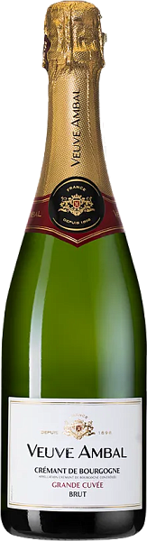 Grande Cuvee Blanc Cremant de Bourgogne AOC Brut Veuve Ambal, 0.75 л в Тюмени