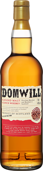 Domwill Blended Malt Scotch Whisky, 0.7 л в Тюмени