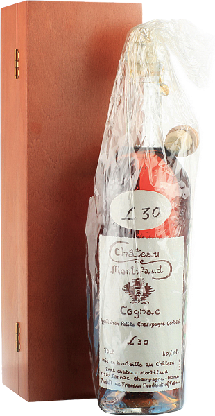 Chateau de Montifaud Petite Champagne Cognac 30 y.o. (wooden box), 0.7 л в Тюмени