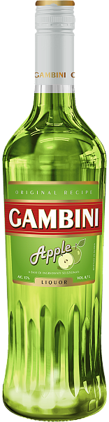 Ликёр Gambini Green Apple, 0.7 л в Тюмени