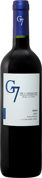 G7 Merlot Loncomilla Valley DO Viña del Pedregal, 0.75 л в Тюмени