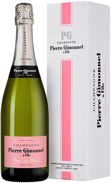 Rose de Blancs Premier Cru Brut Champagne AOC Pierre Gimonnet & Fils (gift box), 0.75 л в Тюмени