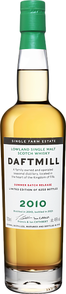 Daftmill Lowland Summer Batch Release 2010 Single Malt Scotch Whisky, 0.7 л в Тюмени