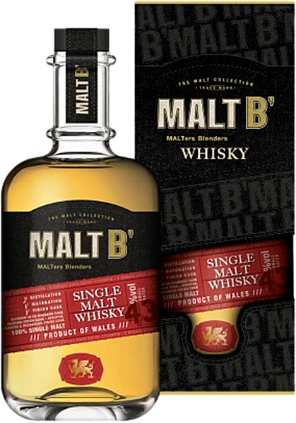 Malt B Welsh Single Malt Whisky (Подарочная упаковка), 0.7 л в Тюмени