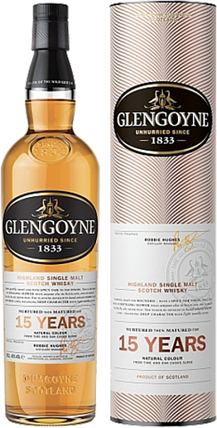 Glengoyne Highland Single Malt Scotch Whisky 15 y.o. (gift box), 0.7 л в Тюмени