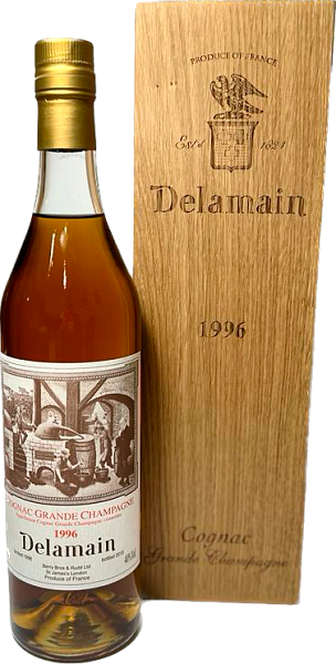 Delamain Grande Champagne Cognac Vintage 1996 Early Landed (wooden box), 0.7 л в Тюмени