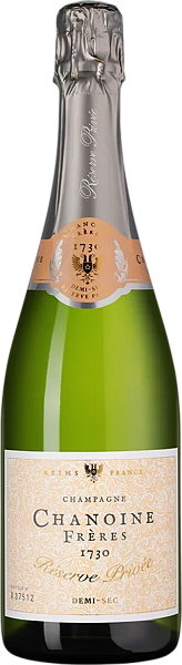 Demi-Sec Champagne AOC Chanoine Freres, 0.75 л в Тюмени