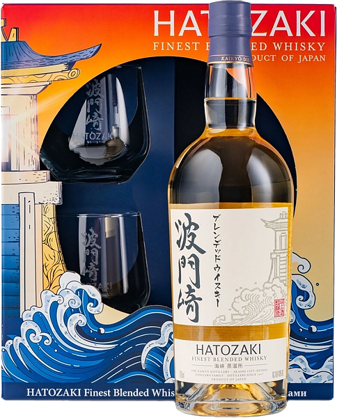 Hatozaki Blended Whisky (gift box with 2 glasses), 0.7 л в Тюмени