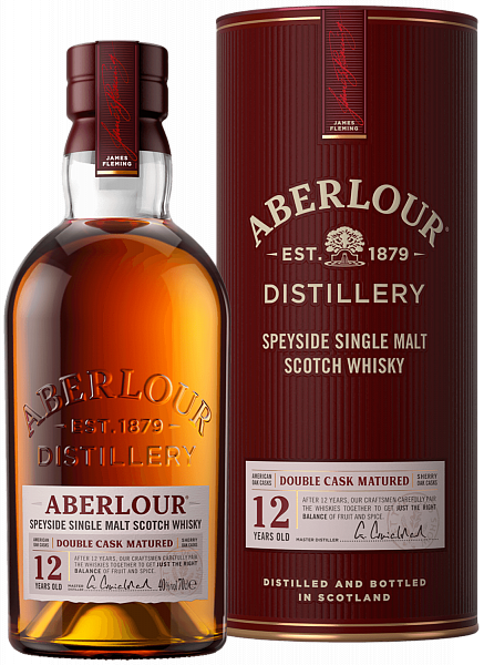 Aberlour Double Cask Matured Highland Single Malt Scotch Whisky 12  y.o. (gift box), 0.7 л в Тюмени
