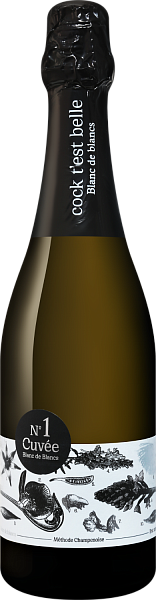 Cock t’est belle. Chardonnay. Cuvee №1 Blanc de blanc, 0.75 л в Тюмени