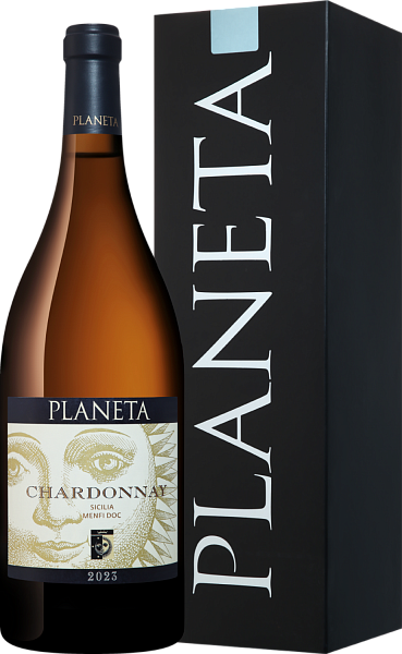 Chardonnay Menfi DOC Planeta (gift box), 1.5 л в Тюмени