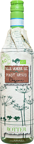 Pinot Grigio Organic Delle Venezie DOC Botter, 0.75 л в Тюмени