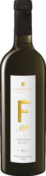 F Style Cabernet Blanc Kuban'. Tamanskiy Poluostrov Fanagoria, 0.75 л в Тюмени