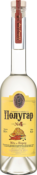 Polugar №4 Honey & Allspice, 0.5 л в Тюмени