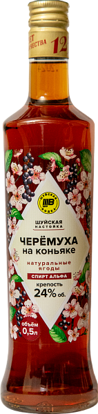 Shuyskaya Bird Cherry with Cognac, 0.5 л в Тюмени