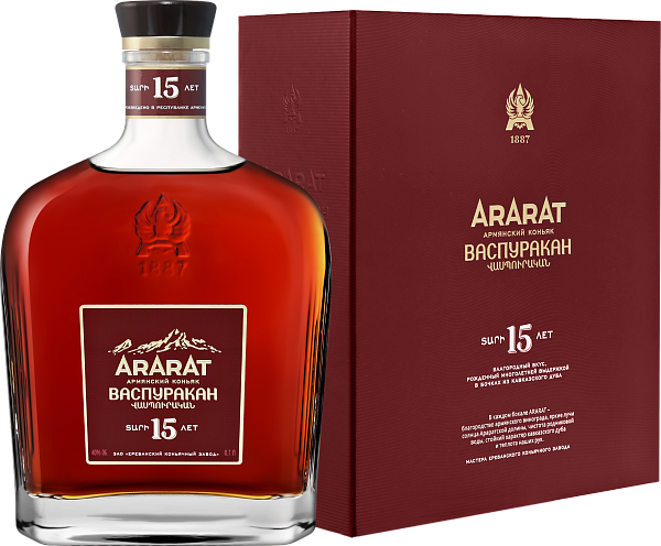 ARARAT Vaspurakan 15 y.o. (Подарочная упаковка), 0.7 л в Тюмени