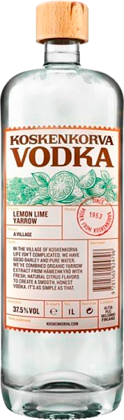 Koskenkorva Lemon Lime Yarrow, 1 л в Тюмени