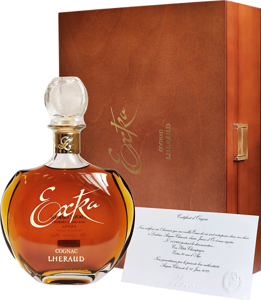 Lheraud Extra Cognac (wooden box), 0.7 л в Тюмени
